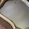 Miroir doré vintage - miroir Coquille - style Louis XV