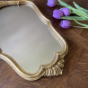 Miroir doré vintage - miroir Coquille - style Louis XV