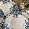 Assiettes plates - Gien - Fleurs d'Automne