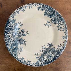 Assiettes plates - Gien - Fleurs d'Automne