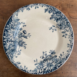 Assiettes plates - Gien - Fleurs d'Automne
