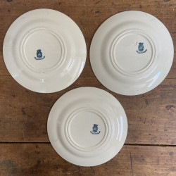 Assiettes plates - Gien - Fleurs d'Automne