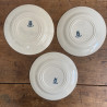 Assiettes plates - Gien - Fleurs d'Automne