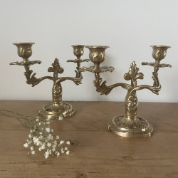 Chandeliers en laiton