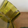Grand vase vintage vert fumé