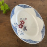 Plat ovale - Digoin Sarreguemines - Barfleur