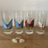 Verres à limonade (lot de 4) - Papillons - Reims