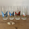 Verres à limonade (lot de 4) - Papillons - Reims