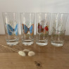 Verres à limonade (lot de 4) - Papillons - Reims