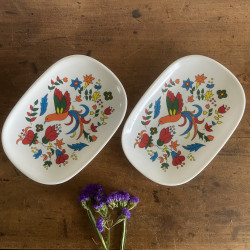 Assiettes à dessert en mélaminé (lot de 2) - Coraline