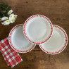 Assiettes plates (lot de 3) - Arcopal - Vichy