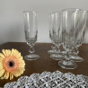 Flûte à Champagne (Lot de 6) en verre - Vintage
