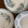 Assiettes plates dépareillées (lot de 6) - Ste Amandinoise / St Amand