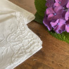 Serviette de table ancienne brodée