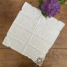 Serviette de table ancienne brodée