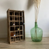 Ancien casier à bouteilles en bois