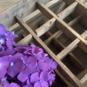 Ancien casier à bouteilles en bois