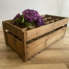 Ancien casier à bouteilles en bois