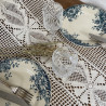 Chemin de table ancien au crochet - Ivoire