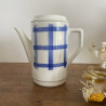 Service à café - Moulin des Loups - Style Vichy Bleu