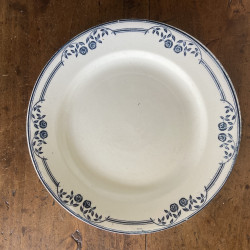 Assiettes plates dépareillées (lot de 4) - Salins