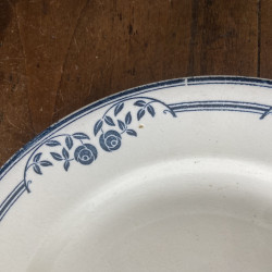 Assiettes plates dépareillées (lot de 4) - Salins