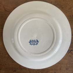 Assiettes plates dépareillées (lot de 4) - Salins