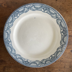 Assiettes plates dépareillées (lot de 4) - Salins