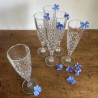 Flûte à Champagne (Lot de 6) en verre - Vintage - Luminarc