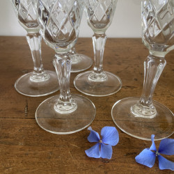 Flûte à Champagne (Lot de 6) en verre - Vintage - Luminarc