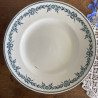 Plat Piédouche - Assiette montée - Terre de Fer - Moulin des Loups - Lauriers