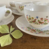 Tasses à café & sous-tasses (Lot de 6) - Arcopal - Oiseaux