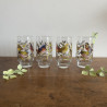 Verres à limonade vintage Oiseaux (Lot de 4)