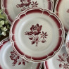 Assiettes plates (lot de 6) - Badonviller - FB 57