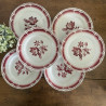 Assiettes plates (lot de 6) - Badonviller - FB 57