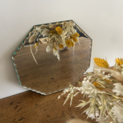Petit miroir hexagonal