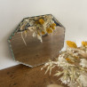 Petit miroir hexagonal