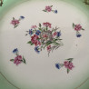 Grand plat rond en porcelaine - Digoin Sarreguemines - 5242