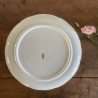 Grand plat rond en porcelaine - Digoin Sarreguemines - 5242