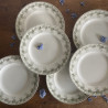 Assiettes plates (lot de 6) - Moulin des Loups & Hamage - Violetta