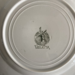 Assiettes plates (lot de 6) - Moulin des Loups & Hamage - Violetta