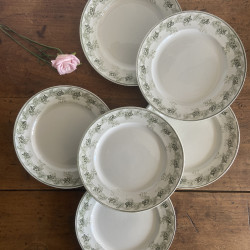 Assiettes à dessert (lot de 6) - Moulin des Loups & Hamage - Violetta