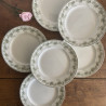 Assiettes à dessert (lot de 6) - Moulin des Loups & Hamage - Violetta