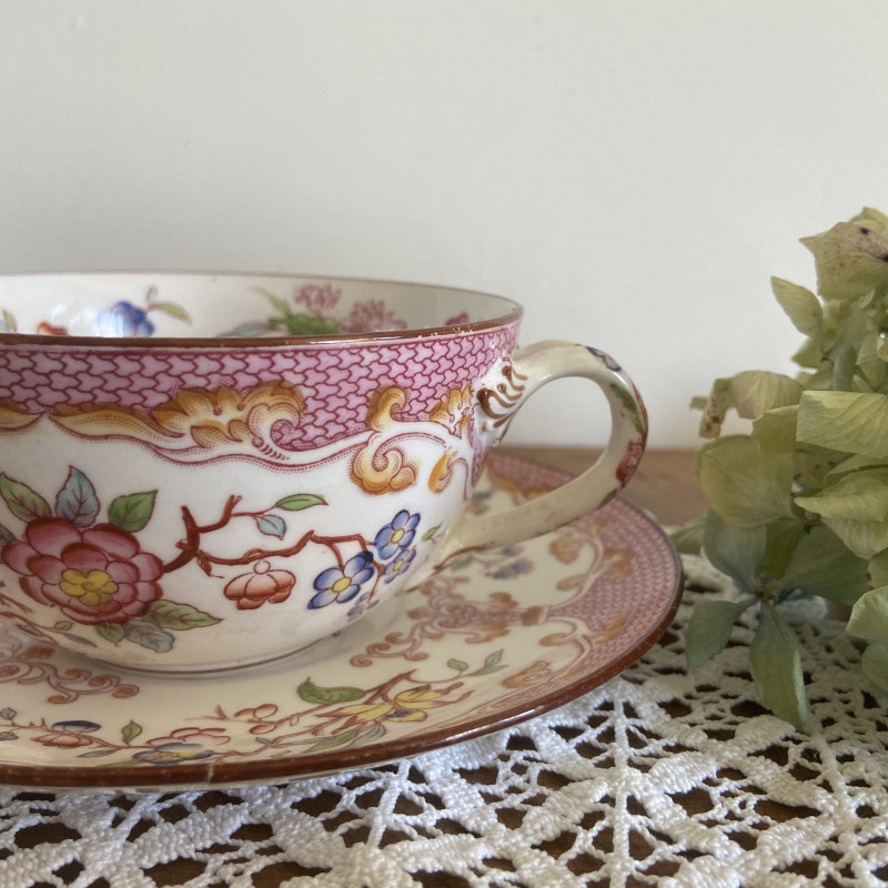 Tasse à thé - Sarreguemines - Minton 235 - Brocante en ligne