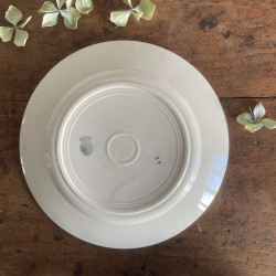 Assiettes plates (lot de 6) - Badonviller - Demi-porcelaine