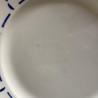 Assiettes plates (lot de 6) - Badonviller - Demi-porcelaine
