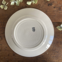 Assiettes plates (lot de 6) - Badonviller - Demi-porcelaine