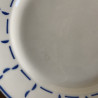 Assiettes plates (lot de 6) - Badonviller - Demi-porcelaine