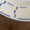 Assiettes plates (lot de 6) - Badonviller - Demi-porcelaine