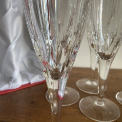 Flûtes à Champagne (coffret de 5) - Cristalleries de Lorraine